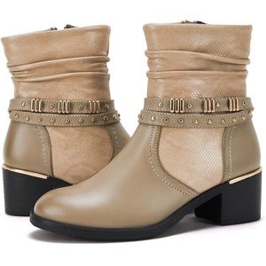 Beotyshow Women's Ankle Boots Size 8